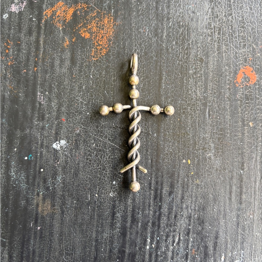 silver cross pendant